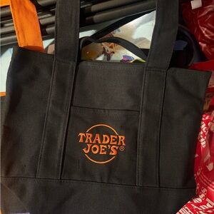 Trader Joe's Black canvas bag